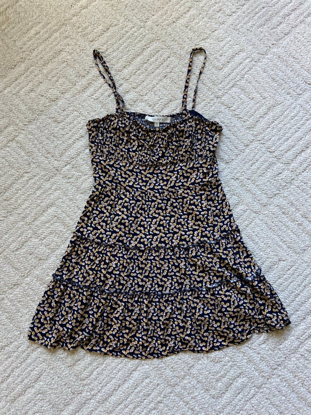 Row A Floral Mini Dress
